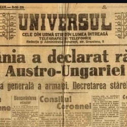 108 ani de la declararea războiului de către România împotriva Austro-Ungariei