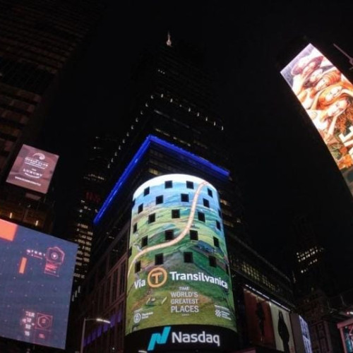 Via Transilvanica, promovată pe Times Square din New York