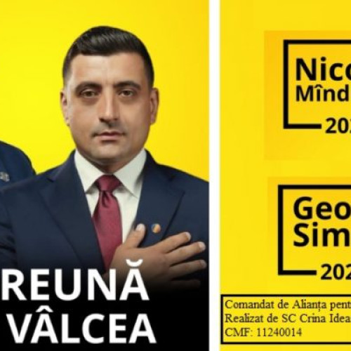 Creștere a sprijinului pentru George Simion în județul Vâlcea