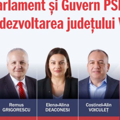 Partidul Social Democrat Vâlcea își anunță candidații pentru Senat la alegerile din 2024