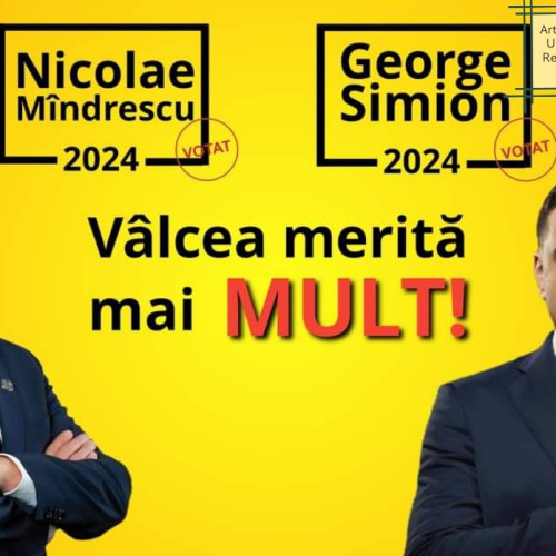 George Simion promite investiții importante pentru județul Vâlcea