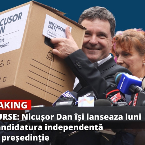 Nicușor Dan, primarul capitalei, își va anunța candidatura independentă la alegerile prezidențiale