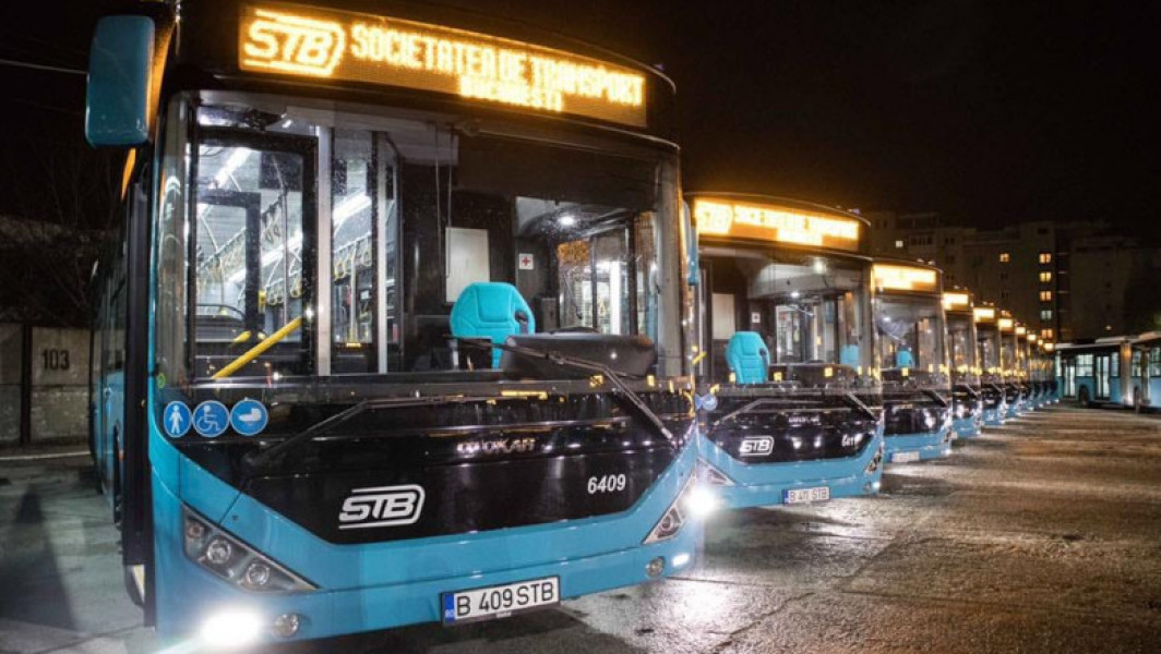 Autobuzele din București nu vor circula pe calea de rulare a tramvaielor până miercuri