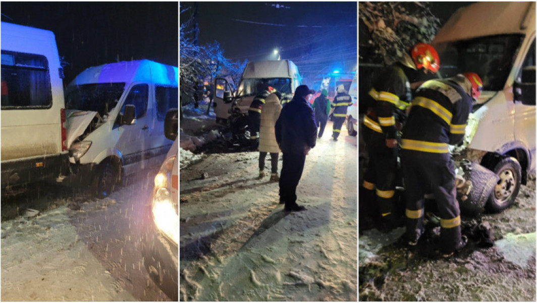 Accident rutier în lanț în Aricestii Rahtivani, județul Prahova