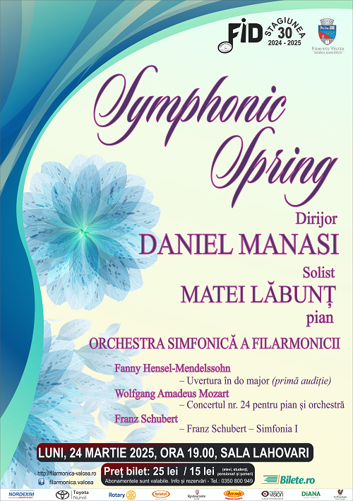 SYMPHONIC SPRING aduce muzica clasică la Râmnicu Vâlcea